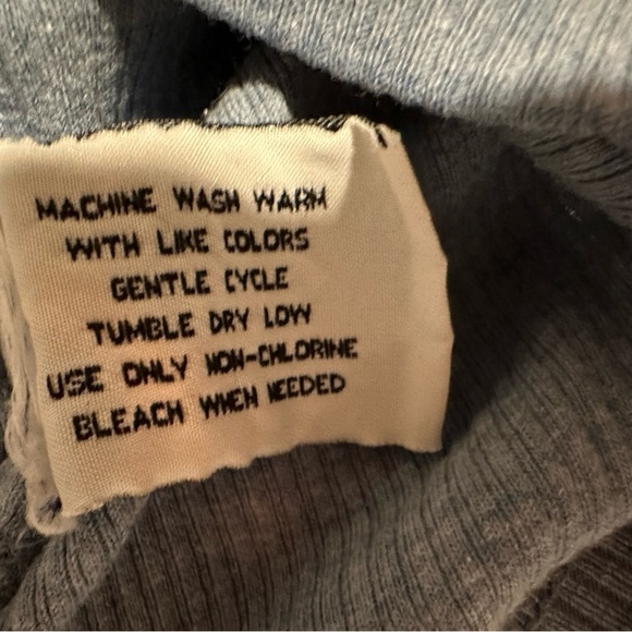 Route 66 Blue Ribbed Tank Top - Picture 6 of 7